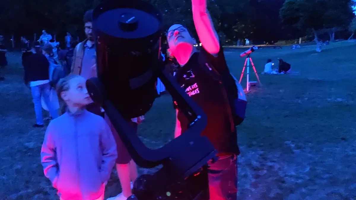 Soirée d'observation du ciel au parc de Choisy