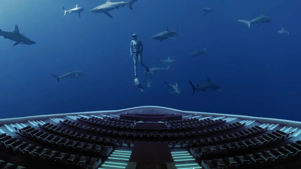 Sortie du Royaume des Requins à la Géode