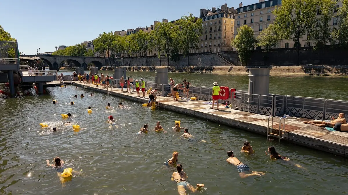 Baignade estivale dans la Seine : bras Marie