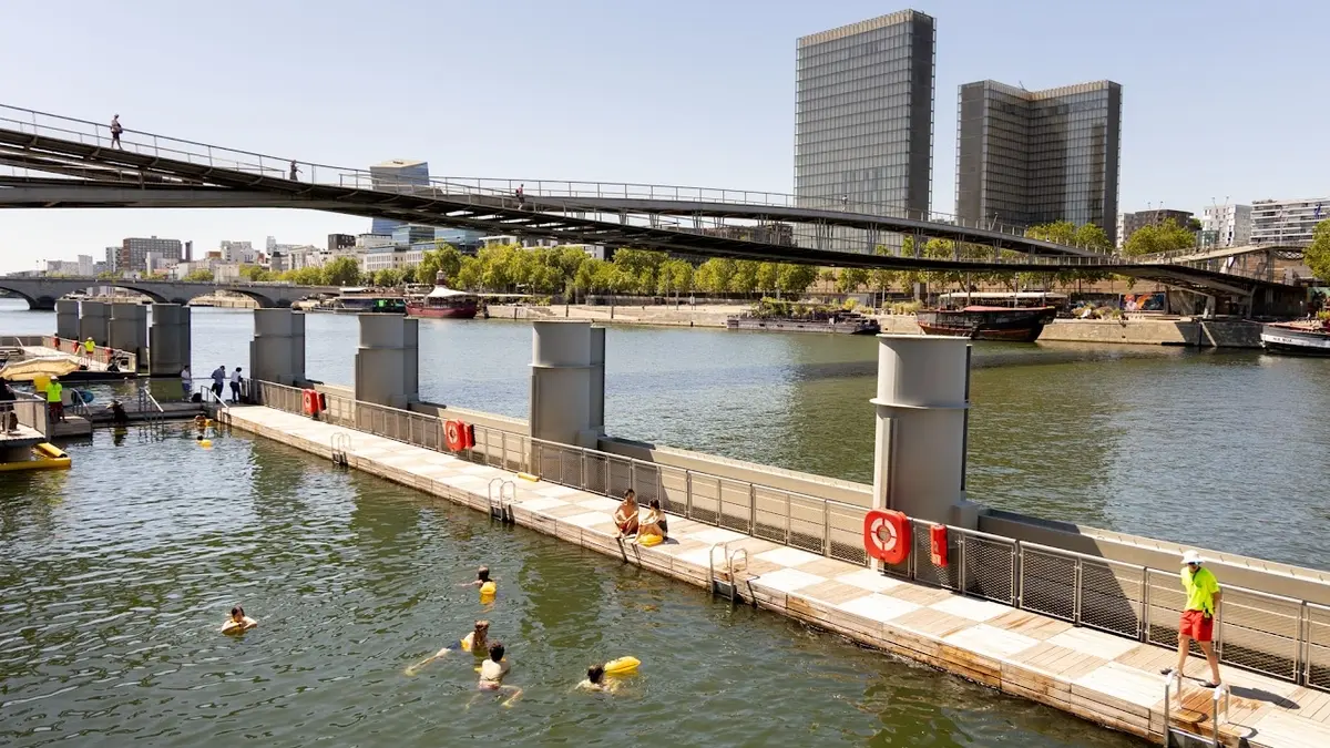Baignade estivale dans la Seine : quai de Bercy