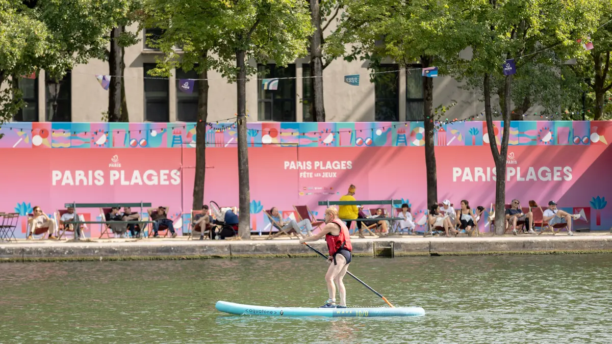 Kayak, canoë et stand-up paddle sur le bassin de la Villette