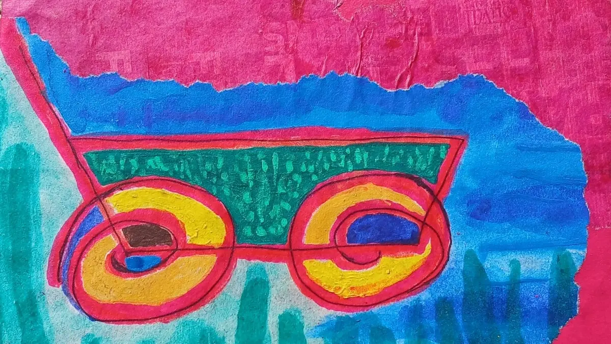 La roulotte à peinture en été