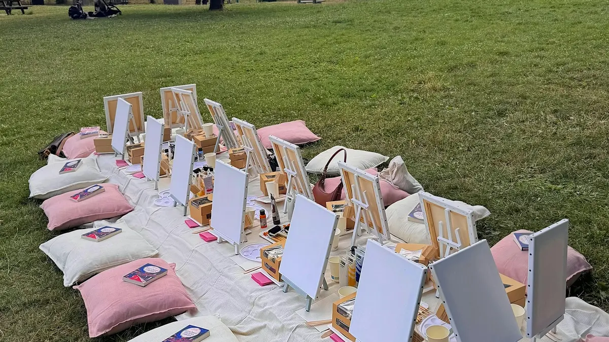 Pique-nique peinture « La cover de ma vie »