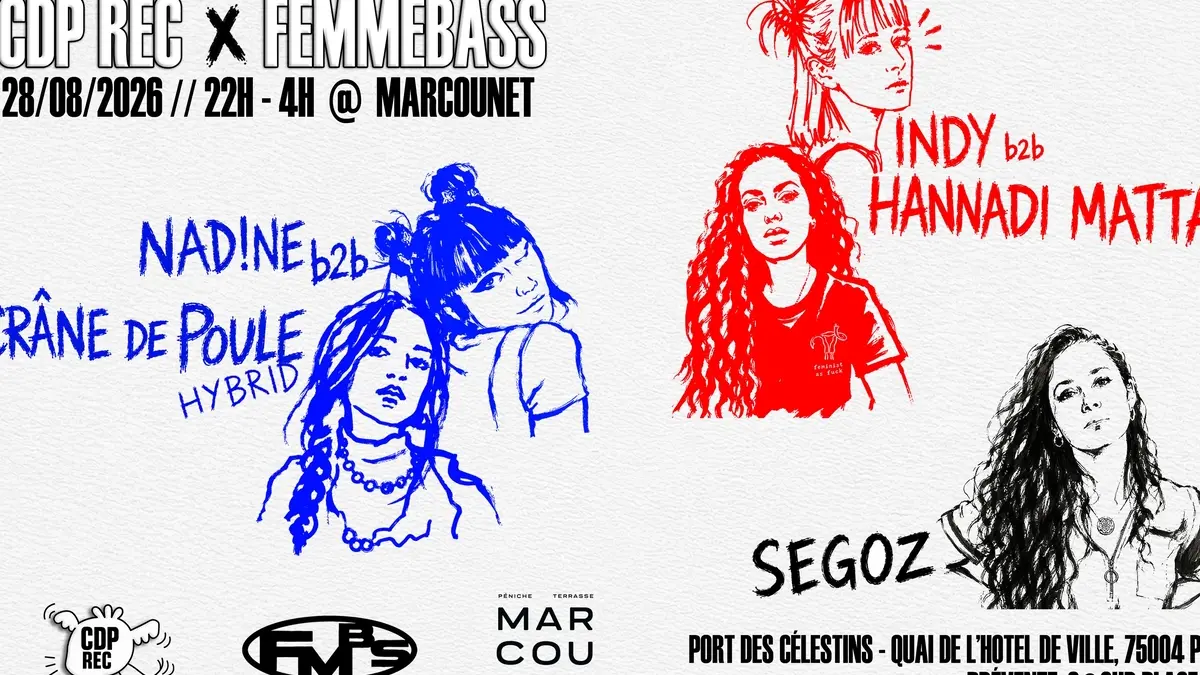 CDP REC x FEMMEBASS: Nad!ne b2b Crâne de Poule & more