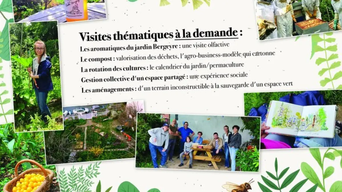 Visites du jardin partagé de la Butte Bergeyre