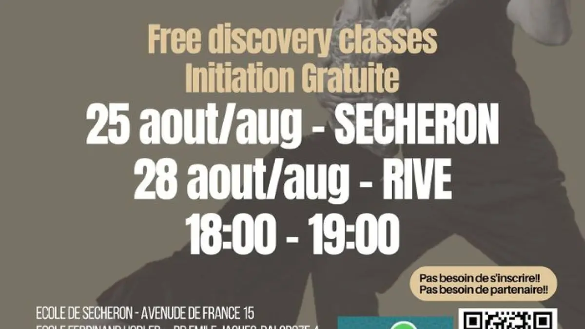 Cours decouverte Tango Argentin