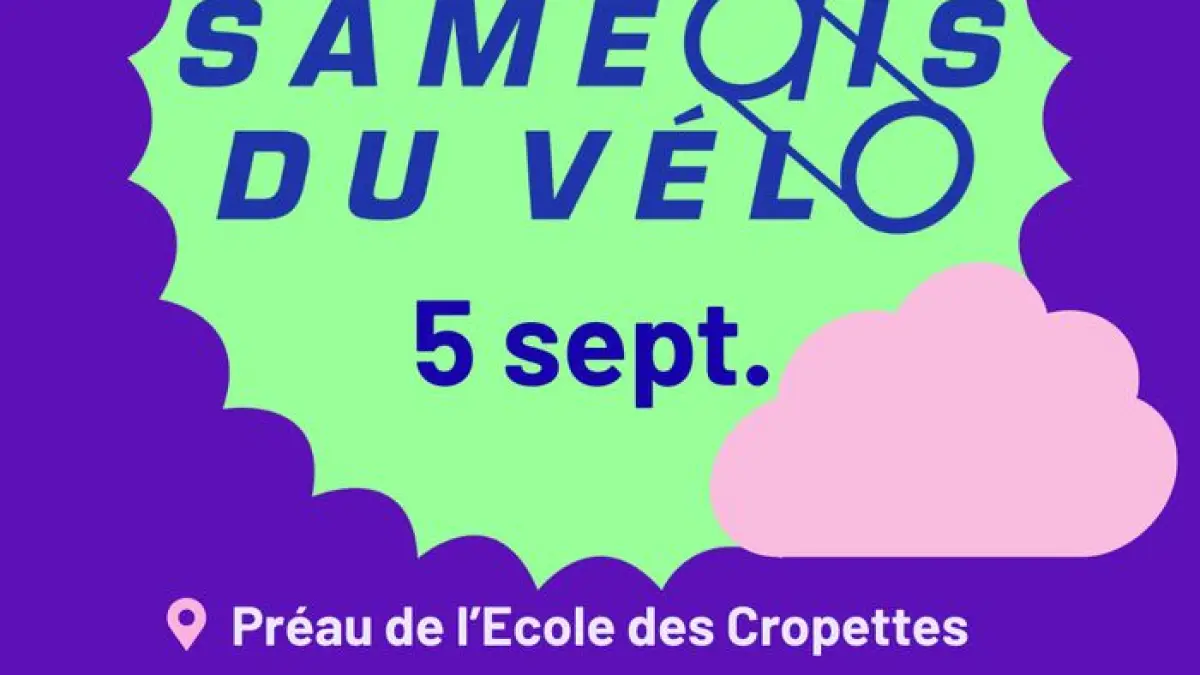 Samedi du Vélo du 5 septembre