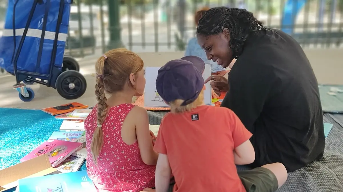 Bibliothèque Robert Sabatier : un été en plein air, au square Maurice-Kriegel-Valrimont