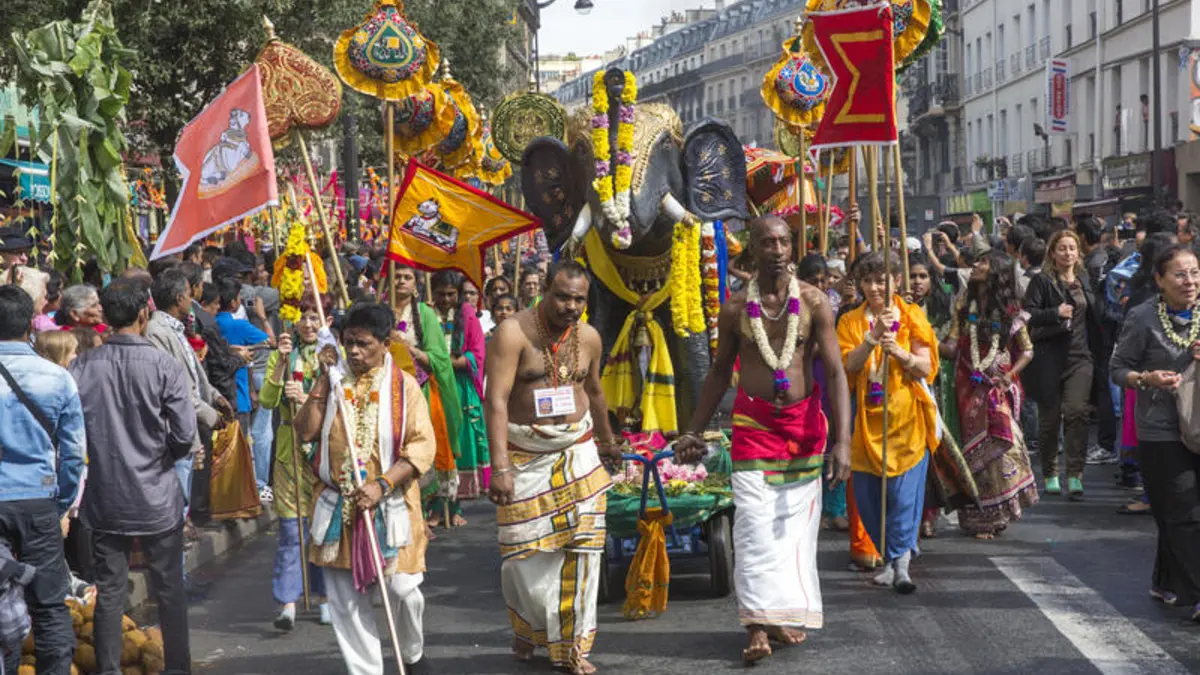 Fête de Ganesh à Paris