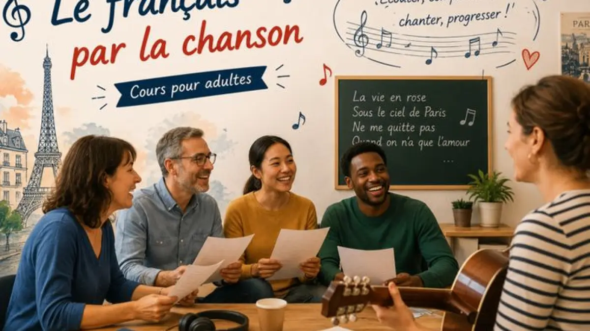 Français Langue Étrangère (FLE) - Le français par la chanson - Nouveau !