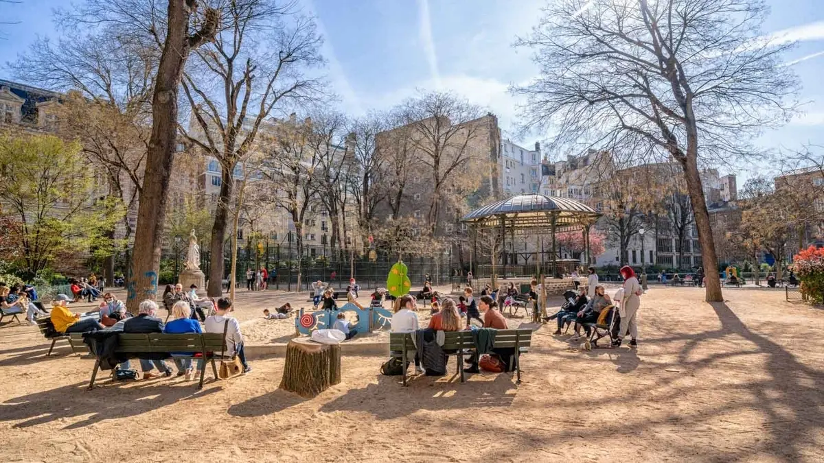 Paris sport proximité : remise en forme au Square Carpeaux