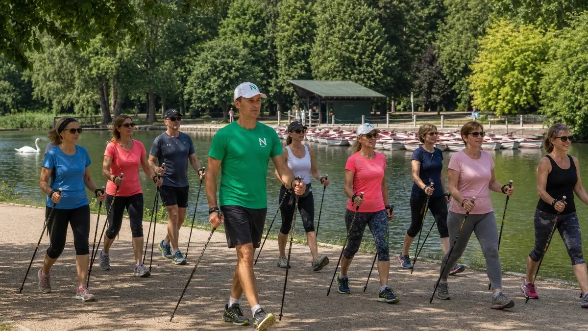 Paris sport proximité : marche nordique, badminton et volley au gymnase Fédération