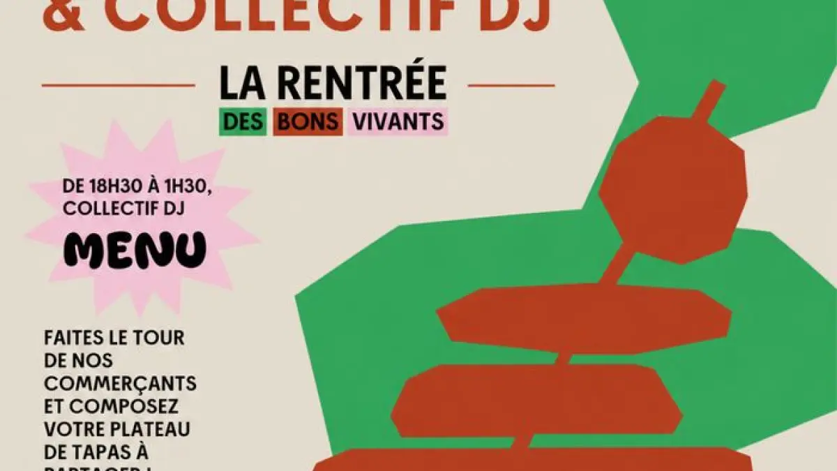 Soirée Tapas & Collectif DJ - La Rentrée des Bons Vivants